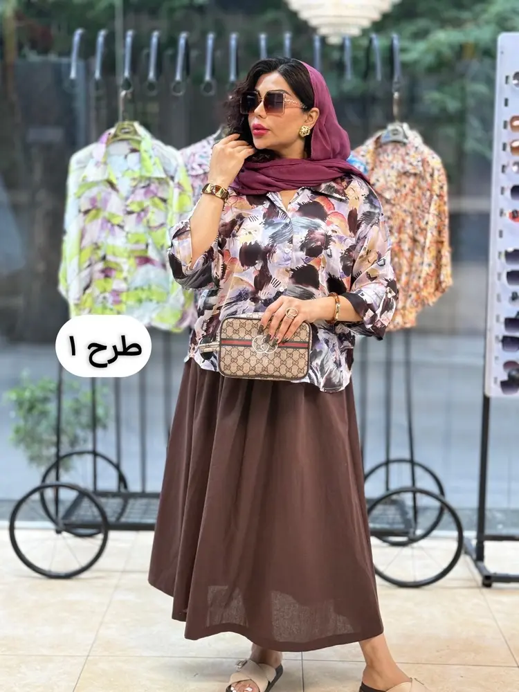 شومیز آبرنگی